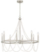 Quoizel BGA5030BN 8-Light Chandelier, Brigitta
