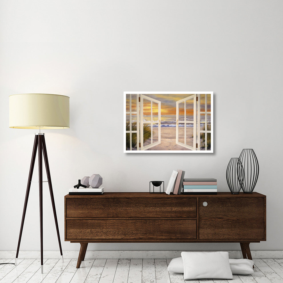"Sunset Beach" Digital Paper Print by Diane Romanello, 38"x26"