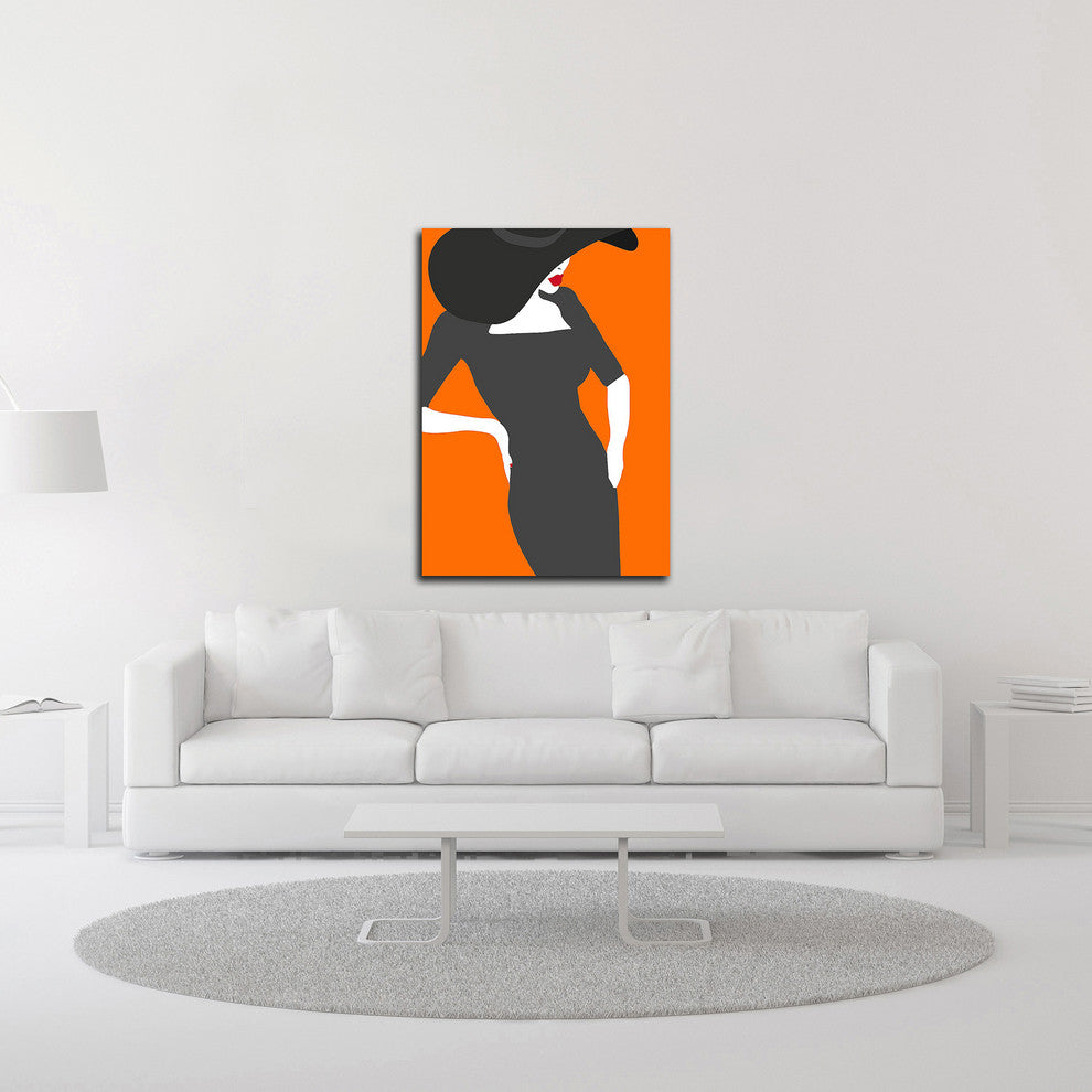 Lady No. 18 by Sean Salvadori, Print on Canvas, 20"x28"