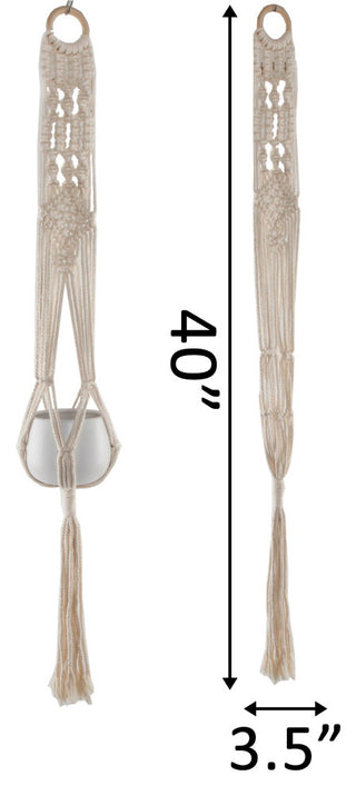 40"L Macrame Plant Hanger