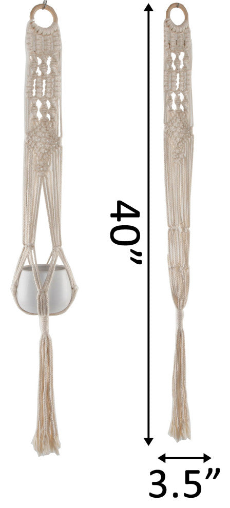 40"L Macrame Plant Hanger
