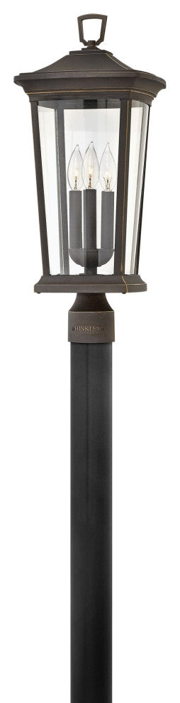 Hinkley Lighting 2361 Bromley 120v 3 Light 22.75" Tall Post Light - Oil Rubbed