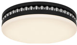 Carey LED Flush Mount in Matte Black