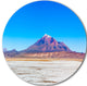 Altiplano Near Uyuni Panorama, Seascape Disc Metal Wall Art, 38"