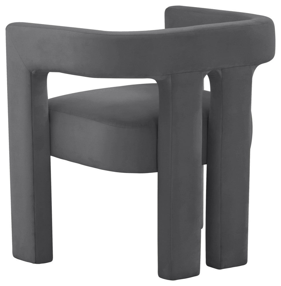 Sloane Dark Grey Velvet Chair