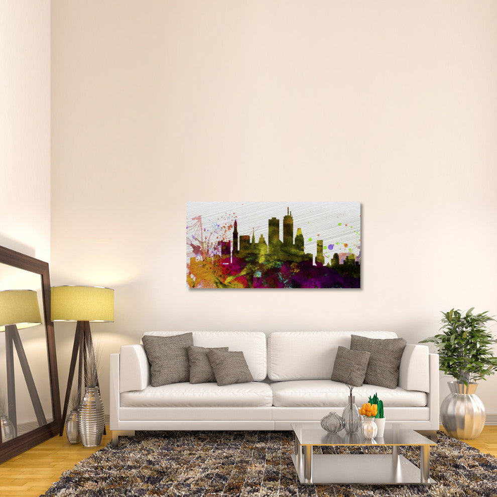 "Boston City Skyline" Fine Art Print