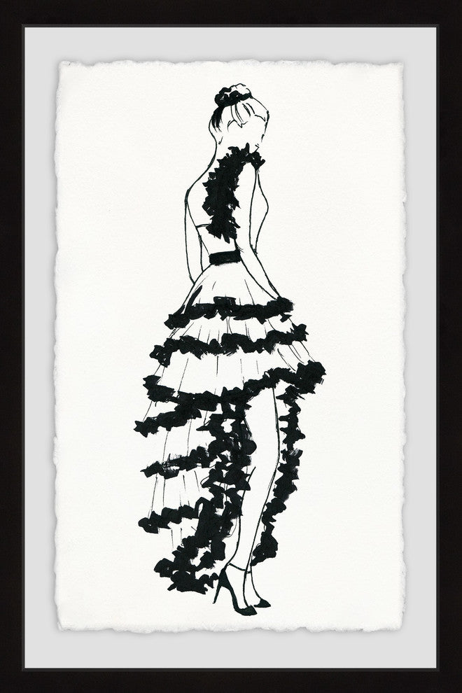 "Flamenco Vogue" Framed Painting Print, 12"x18"
