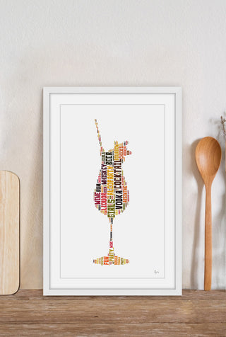 "Vodka Party" Framed Painting Print, 30"x45"