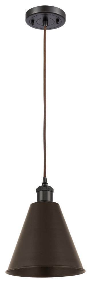 Ballston Cone Mini Pendant, Oil Rubbed Bronze