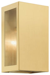 Winfield 1 Light Satin Gold Outdoor ADA Small Sconce