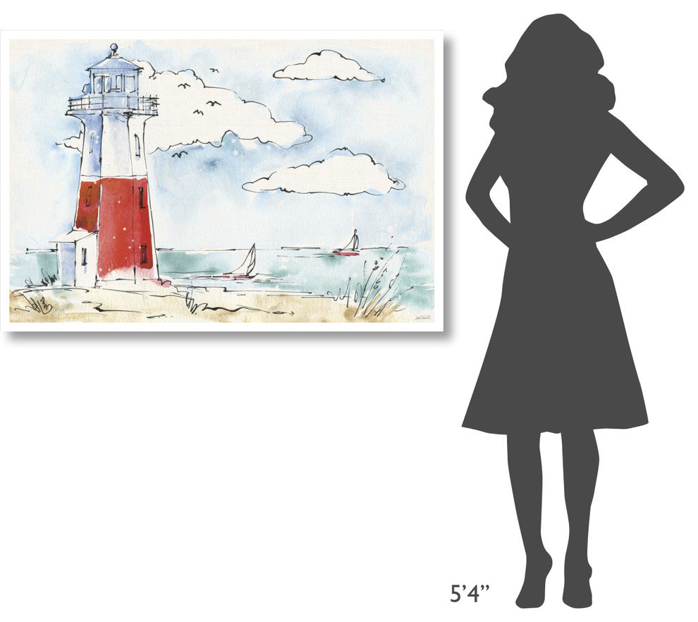 "Coastal Life VII" Digital Paper Print by Anne Tavoletti, 50"x34"