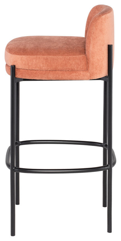Inna Nectarine Fabric Bar Stool, HGMV231