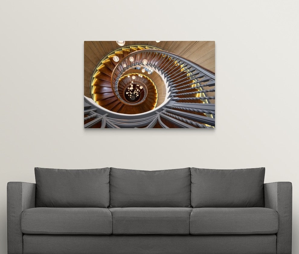 "Infinite Spiral" Wrapped Canvas Art Print, 48"x32"x1.5"