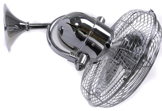 Kaye Wall Fan, Polished Chrome