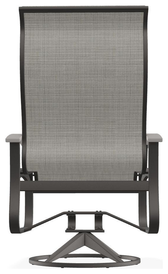 Belle Isle Sling Outdoor Swivel Rocker, Deacon/Warm Gray