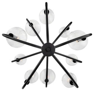 Hinkley Alchemy Chandelier, Black, 10 Light