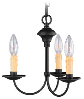 Heritage Mini Chandelier, Black