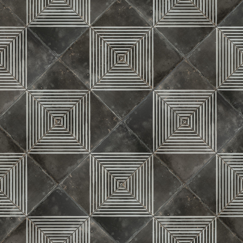 Kings Rombos Night Ceramic Floor and Wall Tile