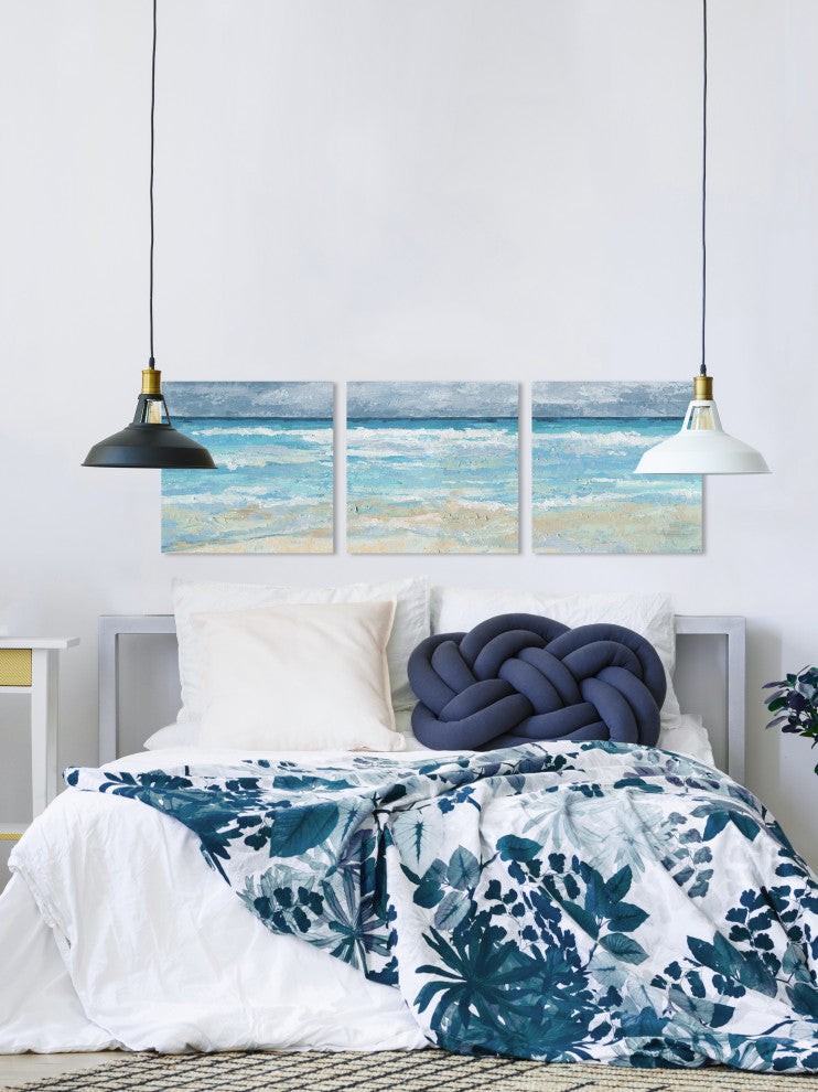 Tamed Sea Triptych, 144"x48"