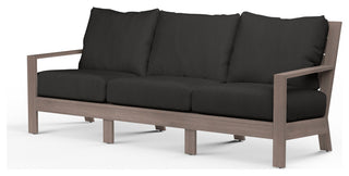 Laguna Stylish Aluminum Frame Spectrum Carbon Outdoor Sofa
