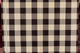 4" black buffalo check fabric home decorating material, Standard Cut