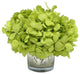 Mercury Glass Votive, Basil Hydrangea