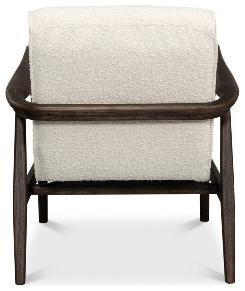 Mid Century Boucle Armchair