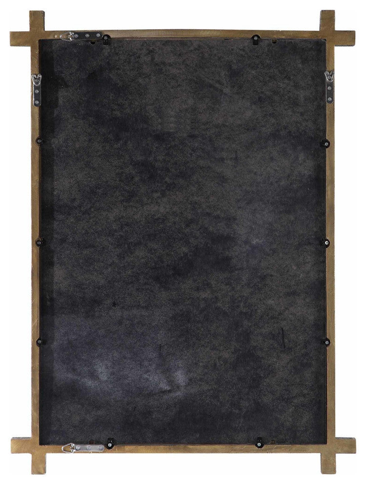 Uttermost 09548 Abanu 30" W x 39-3/4" H Rectangular Framed - Antique Gold