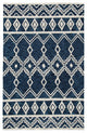 Safavieh Couture Abstract Collection, ABT851 Rug, Navy/Ivory, 5'x8'