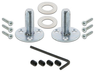 Single Classic Rosette With White Porcelain Knob, Bright Chrome, Timeless Bronze