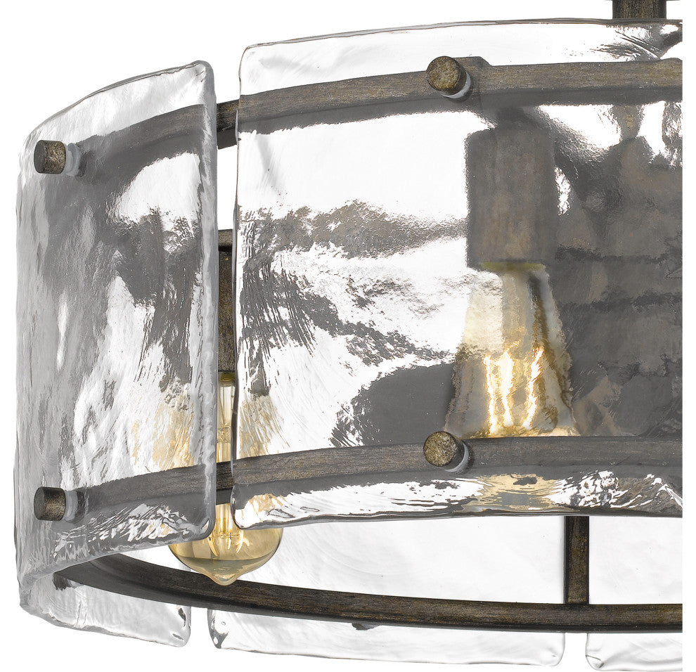 Quoizel FTS3124 25 Inch Indoor Fandelier - Earth Black