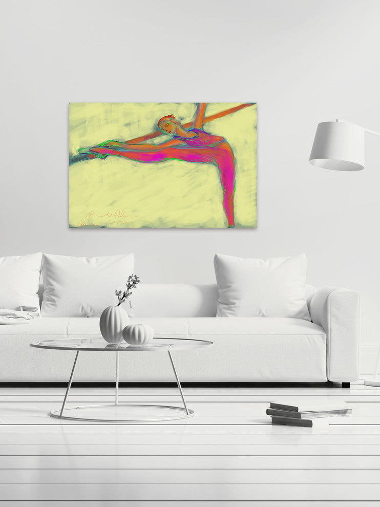 Marmont Hill, "Attitude" by Arthur Pina Painting Print on Wrapped Canvas, 30x20