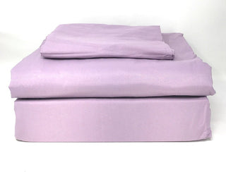 Solid Color Super Soft Luxury Duvet Cover Set, Spring Lavender, Cal King