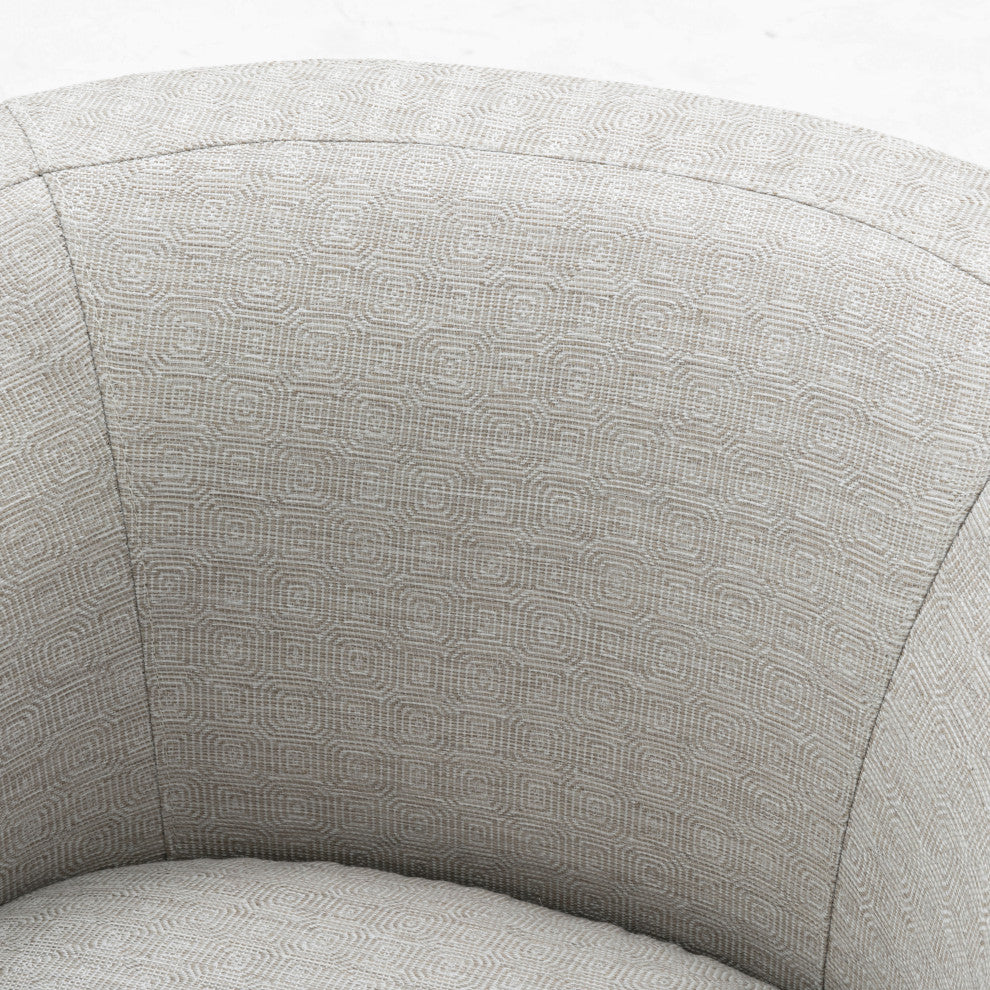 Infinity Swivel Barrel Chair, Sand
