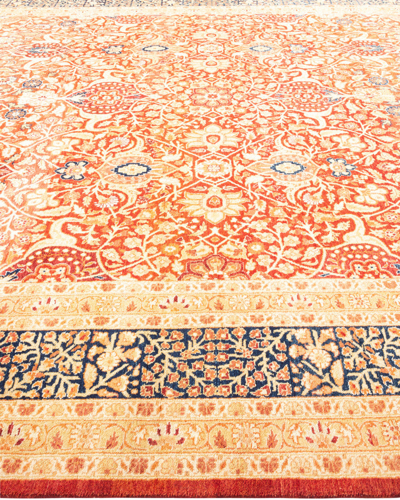 Mogul, One-of-a-Kind Hand-Knotted Area Rug Orange, 8'4"x10'5"