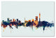 Michael Tompsett ''Johannesburg Skyline Blue'' Canvas Art, 22x32