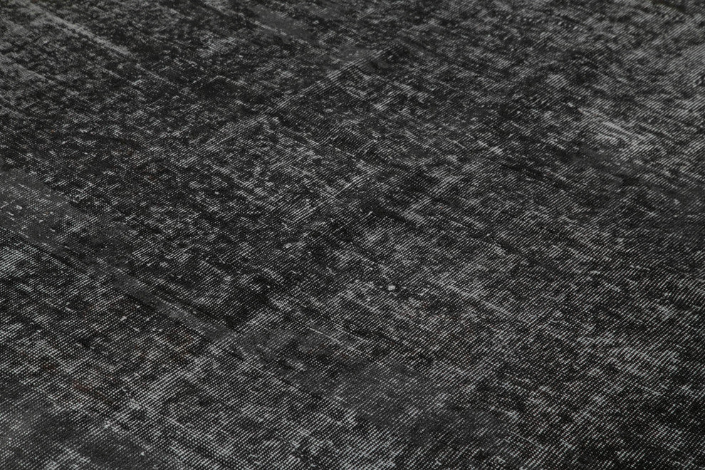 Rug N Carpet - Handmade Oriental 6' 7" x 9' 2" Vintage Overdyed Area Rug