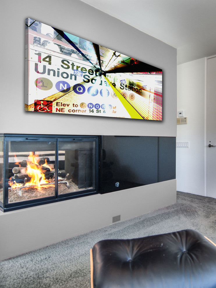 "Under" Fine Art Canvas Print, 45"x22.5"