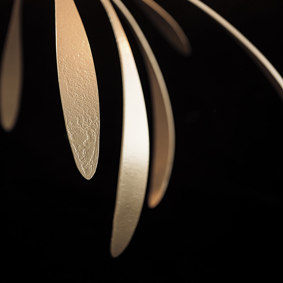 Dahlia Large Chandelier, Soft Gold Finish