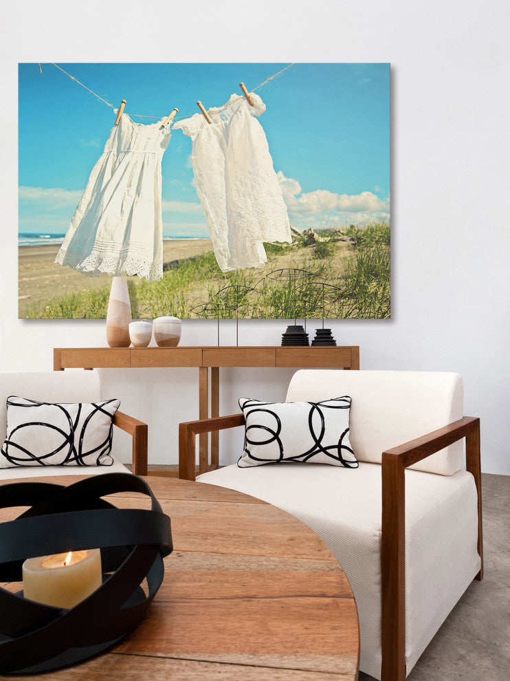 "In the Breeze" by Sylvia Cook Painting Print Wrapped Canvas, 24x16