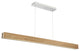 Modern Forms Drift LED Linear Chandelier in Walnut