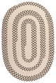 Colonial Mills Elmwood EM99 Bark Traditional Area Rug, Oval 2'x10'