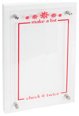 Make A List and Check It Twice Sign