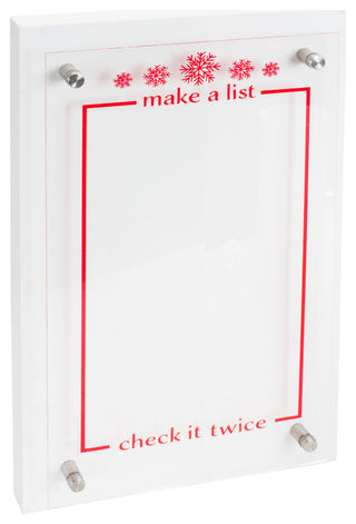 Make A List and Check It Twice Sign