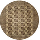 Ahgly Company Indoor Round Traditional Area Rugs, 4' Round