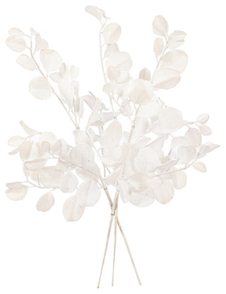 Vickerman 25" White Artificial Dogwood Snowy Spray, 3 per bag.