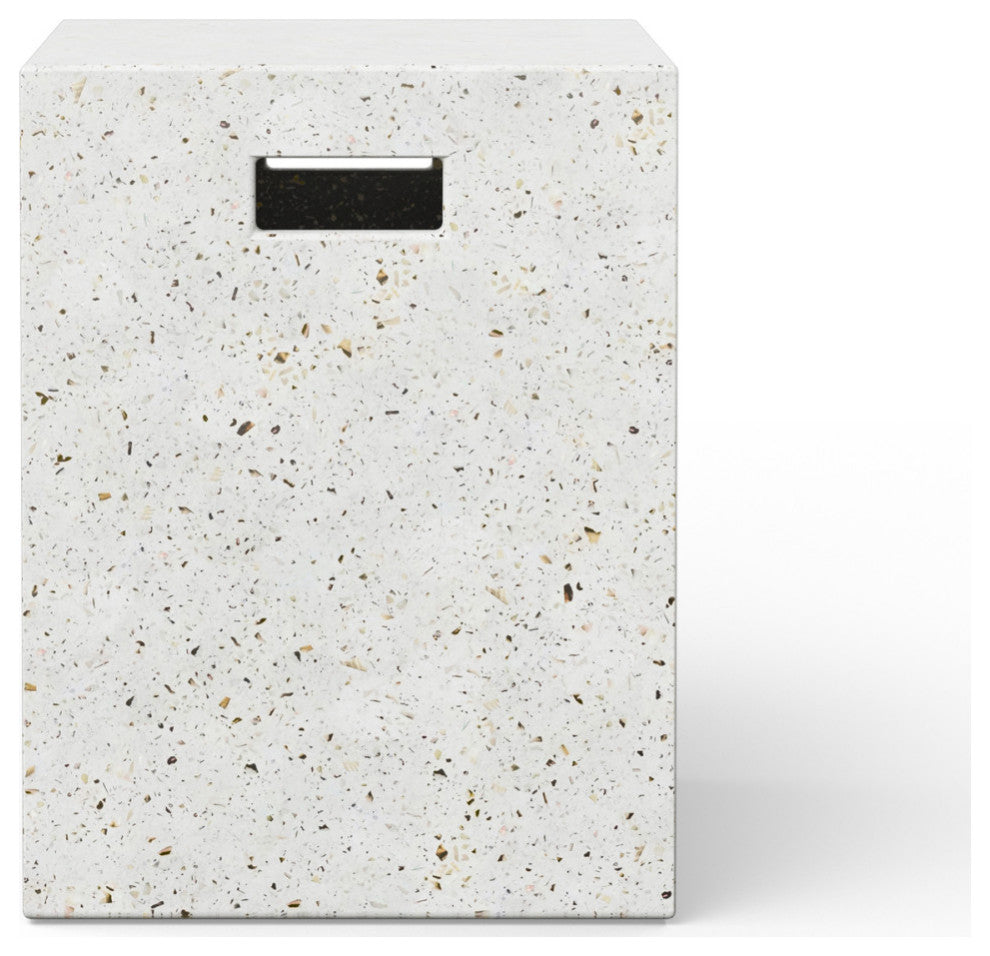 Mixx, Una Stool, Ivory Terrazzo