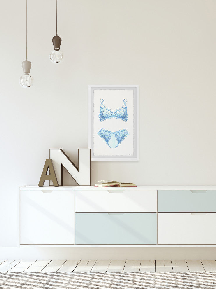 "Wavy Edge" Framed Painting Print, 24x36