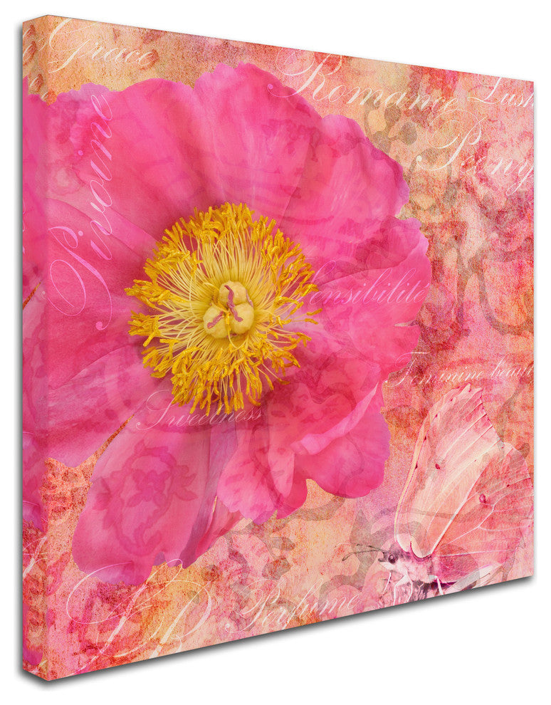 Cora Niele 'Peony - Feminine Beauty' Canvas Art