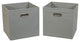 Fabric Storage Bins 2 Piece Set